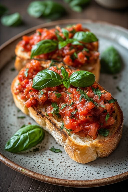 Middelhavstomatbruschetta