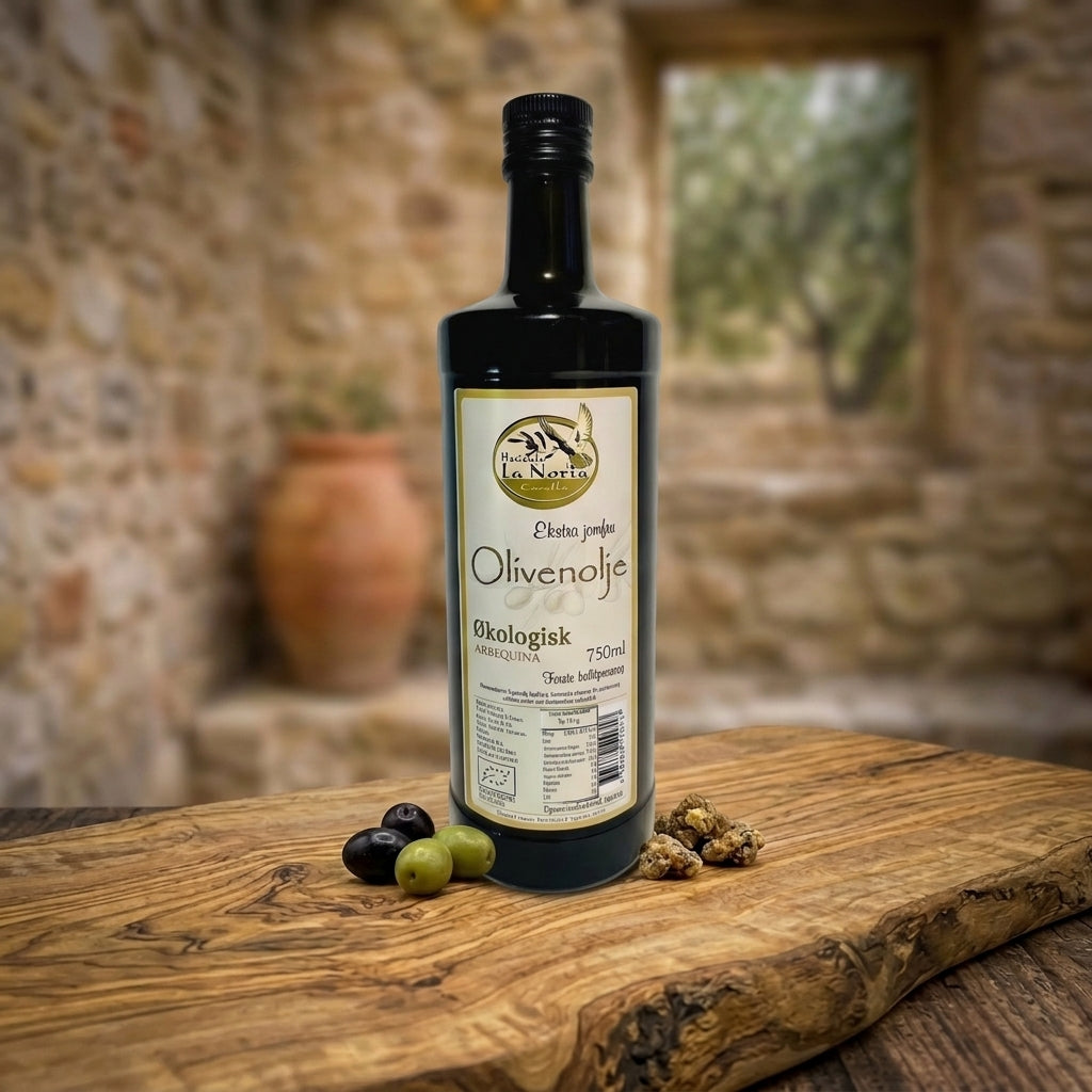 Hacienda La Noria Ekologisk Extra Virgin Olivolja – Arbequina 750 ml
