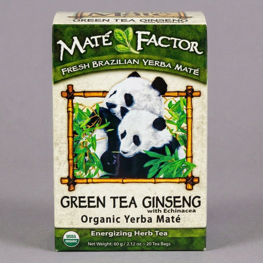 Green Tea Ginseng with Echinacea — Ekologisk yerba maté