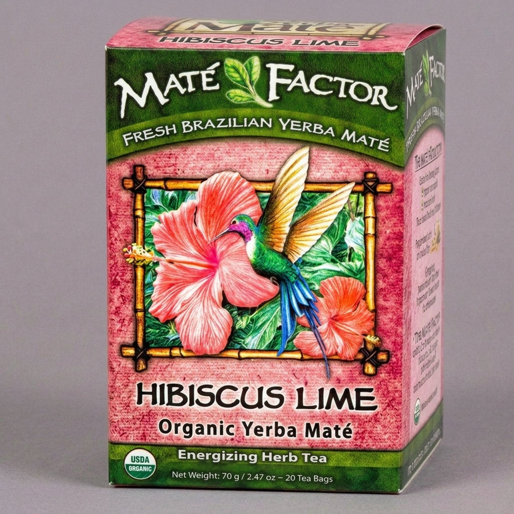 Hibiscus Lime — Ekologisk yerba maté
