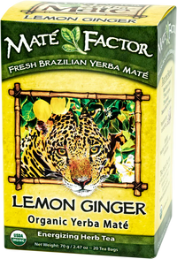 Lemon Ginger — Ekologisk yerba maté (Grossist)